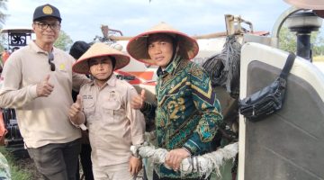 TNI Bersama DPD Tani Merdeka Indonesia Nagan Raya Sukseskan Panen Raya Ketahanan Pangan