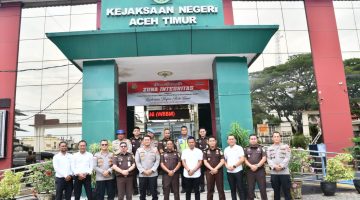 Perkuat Sinergi Penegakan Hukum, Kapolres Aceh Timur Kunjungi Kejaksaan Negeri Aceh Timur