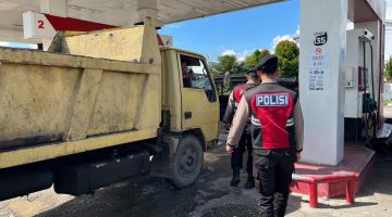 Polres Aceh Tenggara Tingkatkan Pengamanan dan Patroli di SPBU, Jaga Ketertiban di Tengah Kelangkaan BBM