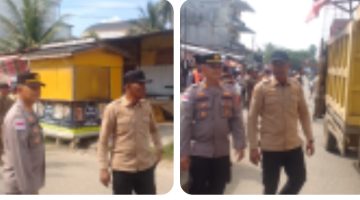 Satpol PP Gabungan Tertibkan PKL Di Perkotaan Aceh Timur, Bangunan Permanen,Gerobak di Atas Trotoar