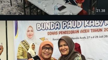 Bunda PAUD Aceh Singkil Ikuti Penguatan Pokja Bunda PAUD se-Aceh di Banda Aceh