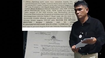 Sebut Oknum TNI Backing Galian C, Wadandenintel Kodam XIX/Tuanku Tambusai Siapkan Langkah Hukum
