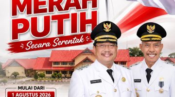 Menyambut HUT RI ke-81, Bupati Aceh Singkil Ajak Masyarakat Kibarkan Bendera Merah Putih Sepanjang Agustus