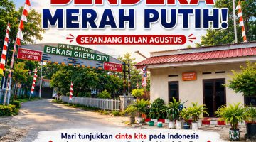 Kekompakan Warga Blok Q : 62 & 63 Gelar Kerja Bakti Lingkungan dan Pasang Bendera Merah Putih Sambut HUT RI Ke-81
