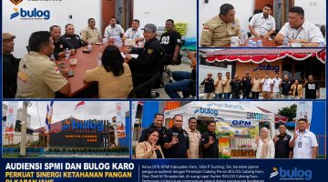 SPMI Kabupaten Karo Audensi dengan BULOG, Perkuat Ketahanan Pangan, Bangun Sinergi Strategis di Kabanjahe