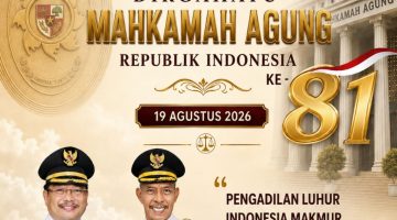 Bupati Aceh Singkil Ucapkan Dirgahayu ke-81 MA RI: Pengadilan Luhur, Indonesia Makmur