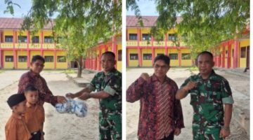 Bentuk Dukungan Terhadap Sepak Bola, Ketua PSSI Aceh Singkil Hamdi AD Menyalurkan Bantuan Bola Ke Sekolah-Sekolah Di Aceh Singkil