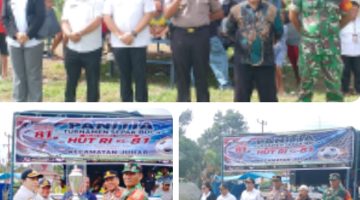 Kapolsek Juhar: Turnamen Sepak Bola HUT RI ke-81 Jadi Ajang Mempererat Persatuan Warga