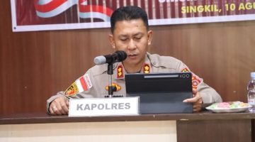 Polres Aceh Singkil Gelar Penyuluhan Hukum, Perkuat Integritas dan Profesionalisme Personel
