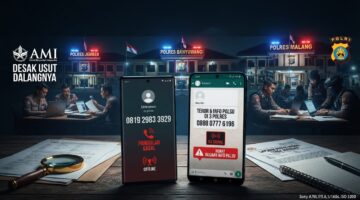 Teror Informasi Bohong Dasar Tiga Polres, AMI Desak Ungkap Siapa Dalang Dibalik Dua Nomor,..???
