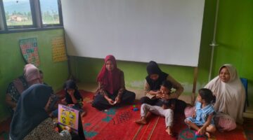 Puskesmas Deleng Pokhisen Jemput Bola ke Tualang Lama, Perkuat Kelas Ibu Balita Cegah Stunting