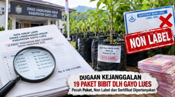 Dugaan Kongkalikong Pokir DPRK dan DLH Gayo Lues di Balik 19 Paket Bibit Senilai Rp490 Juta dan Rp482 Juta