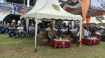 Dukung Generasi Muda, Danramil 11/KP Hadiri HUT Karang Taruna ke-66 dan Final Turnamen Voli di Labusel