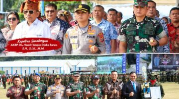 Wujud Polri Humanis, Kapolres Simalungun Hadiri Penutupan Diklat Mental, Fisik dan Disiplin 335 Siswa SMA Plus Efarina