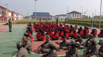 Koramil 07/MT Gelar Pemberian Materi Kepemimpinan Dasar pada Siswa/siswi Sekolah Rakyat 2 