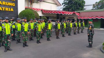 Patroli Motoris Kodim 0201/Medan, Koramil 0201-02/MT Jaga Keamanan Wilayah Kota Medan