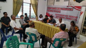 Babinsa Koramil 0201-16/TM Hadiri Mediasi Sengketa Tapal Batas Tanah di Kelurahan Pekan Tanjung Morawa