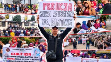 Demo Keracunan MBG di Karo Memanas, Massa Desak Kepastian Hukum dan Kompensasi