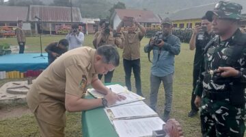 Dari Desa untuk Masa Depan, TMMD ke-130 Kodim 0206/Dairi Resmi Dimulai di Sibongkaras, Bupati Franc : Bangun Negeri dari Desa