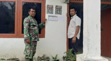Rekrutmen Bintara & Tamtama PK TNI AD Gelombang III TA 2026 Dibuka, Koramil Jajaran Kodim 0210/TU Gerak Cepat Sebar Selebaran