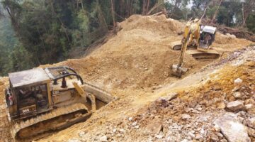 Empat Hari TMMD ke-130 Kodim 0206/Dairi, Pembukaan Jalan Sibongkaras Capai 53 Persen