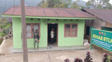 Satgas TMMD ke-130 Kodim 0206/Dairi Berpacu Wujudkan Rumah Layak, Lima Hunian Warga Sibongkaras Terus Berbenah