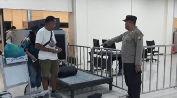 Polres Pelabuhan Tanjung Priok Laksanakan Pelayanan dan Pengamanan Embarkasi Kapal KM. Gunung Dempo