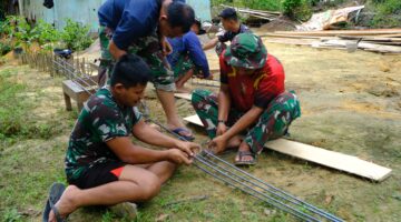 Hari Ke-10 TMMD 130 Kodim 0209/LB Gempur RTLH : Pondasi Rumah Suroto (62) di Aek Batu Mulai Digali
