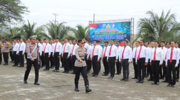 Cipta Kondisi Kamseltibcarlantas, Kapolres Sergai Pimpin Apel Gelar Pasukan Operasi Patuh Toba-2026