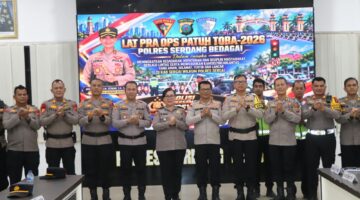 Mantapkan Kesiapan, Polres Sergai Gelar Latpraops Patuh Toba-2026 : Kedepankan Sikap Profesional Dan Humanis