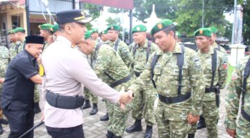 Sinergi Lintas Sektoral, Kasdim 0209/LB Hadiri Apel Gelar Pasukan Operasi Patuh Toba 2026 Demi Keselamatan Warga