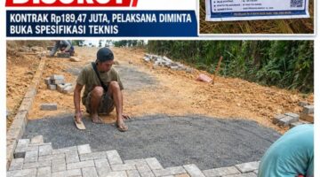 Diduga Dikerjakan Asal Jadi, Proyek PSU Rp189,47 Juta di Cikamunding Disorot, Penerapan K3 dan APD Dipertanyakan