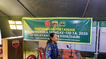 TMMD ke-130 Kodim 0206/Dairi Tingkatkan Pengetahuan Petani di Pakpak Bharat