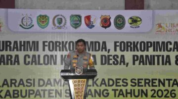 Kapolres Subang Hadiri Deklarasi Damai Pilkades Serentak 2026