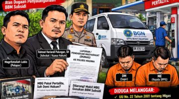 Didampingi Advokat/Kuasa Hukum.Oknum Sopir dan Kepala SPPG Bukit Malintang Resmi Dilaporkan ke Polres Madina Terkait Dugaan Penyelewengan BBM Subsidi