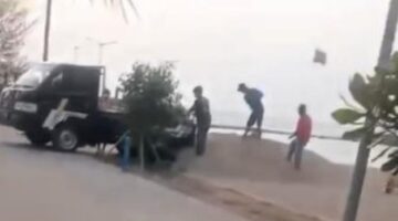 Terekam Langsung! Pasir Pantai Cidatu Diambil Tanpa Izin Dijual ke Hotel Mövenpick, Forwatu Banten : Ini Pidana,..!!!   