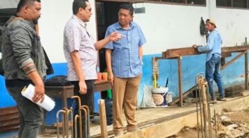Kawal Pembangunan Pendidikan, Kajari Karo Edmond Purba Monitoring RKB SDN 040448 Kabanjahe