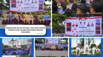 Pemkab Karo Gelar Upacara pada Hari Sumpah Pemuda ke-98, Dilanjutkan Ziarah Makam Pahlawan