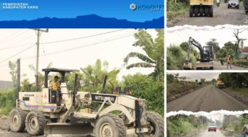Pemerintah Kabupaten Karo Percepat Perbaikan Infrastruktur, Akses Jalan Simpang Empat Menuju Payung Terus Dikebut