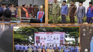 Wakili Kajari Karo, Kasi Intel Dona Martinus Sebayang Hadiri Upacara Hari Sumpah Pemuda Ke-98 di Halaman Kantor Bupati Karo