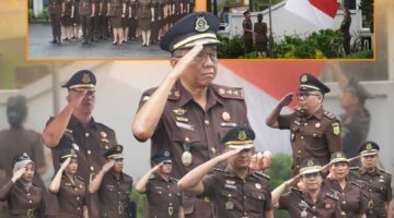 Pimpin Upacara Sumpah Pemuda Ke-98, Kajari Karo Edmond N Purba Tekankan Integritas dan Penegakan Hukum Humanis