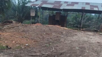 Investigasi Awak Media: Tidak Ditemukan Gelondongan Kayu, yang ada Gudang Bekas Somel yang Sudah Lama Tidak Beraktivitas