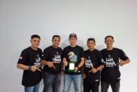 Gambar : Nomor 2 dari kiri  Dewan Pembina dan Penasihat PT. Nawaitu Talenta Nusantara, Kompol Bambang H. Tarigan, S.H., M.H bersamaDirektur Competition PT. NTN, M. Ridhwan, serta Direktur Finance, Business, and Marketing PT. NTN, Zul Iskandar.
